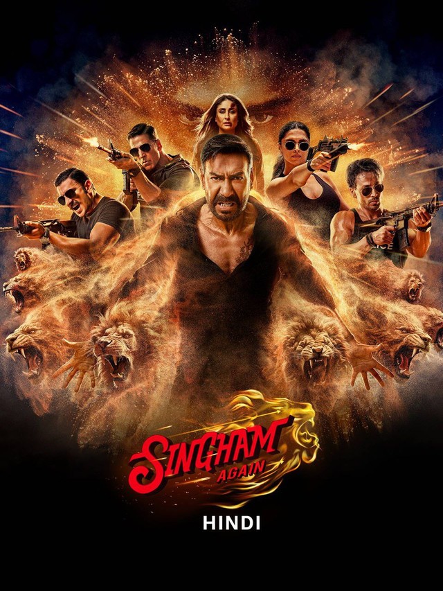 Singham Again (2024) Hindi AMZN WEB-DL H264 AAC 2160p 1080p 720p 480p ESub