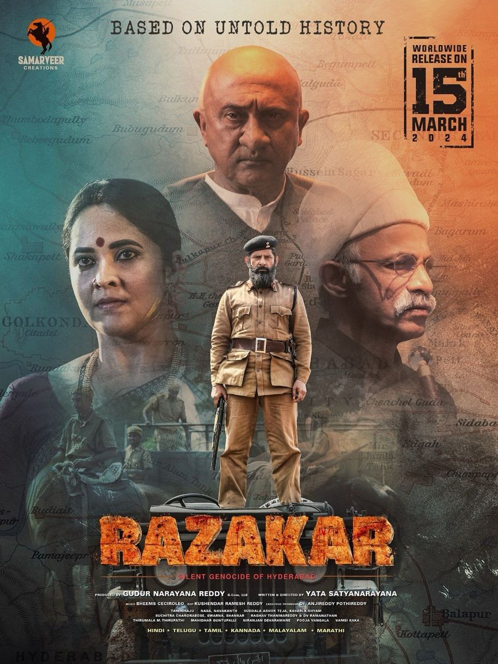 Razakar (2024) Dual Audio [Hindi Cleaned-Telugu] AHA WEB-DL H264 AAC 1080p 720p 480p ESub