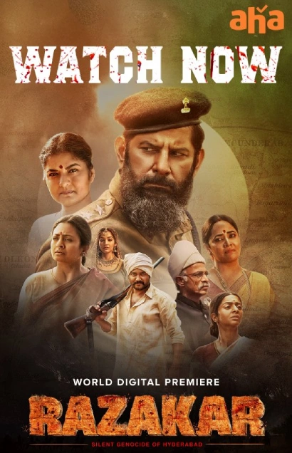 Razakar (2024) Uncut Dual Audio [Hindi-Tamil] WEB-DL H264 AAC 2160p 1080p 720p 480p ESub